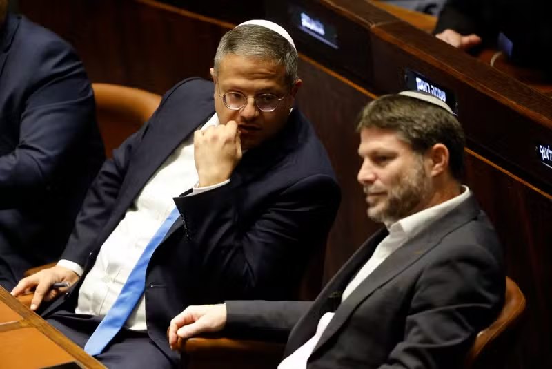 Itamar Ben-Gvir a Becalel Smotrič. Foto:FB/Efe Suleyman